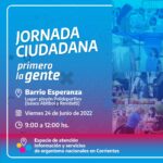 Corrientes: organismos nacionales presentes en el barrio Esperanza
