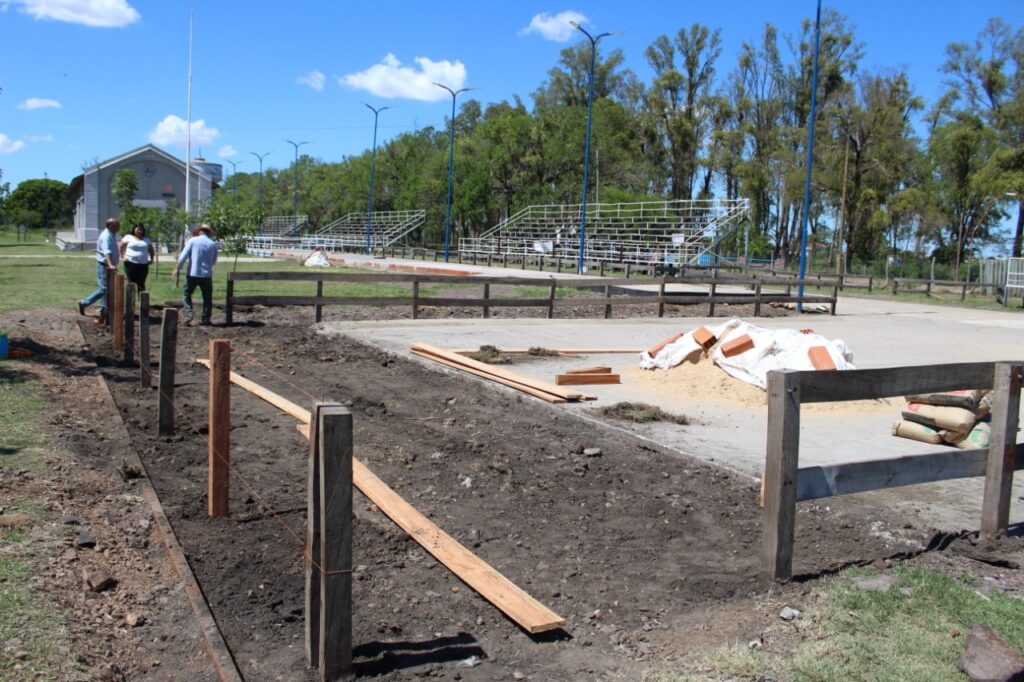 Mercedes: realizan obras en el Sambódromo Municipal
