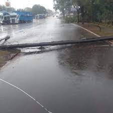 Virasoro, Santo Tomé y La Cruz otra vez afectadas en forma total por un apagón, ahora por tormenta