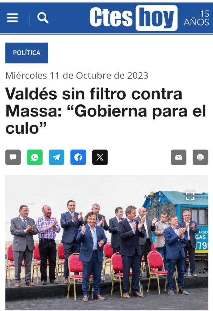 Valdés desaparecido tras la derrota del domingo 22, había confiado en lograr 40% de votos