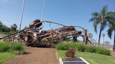 Monumento Andresito, ahora dicen que “evaluarán su restitución” tras la caída
