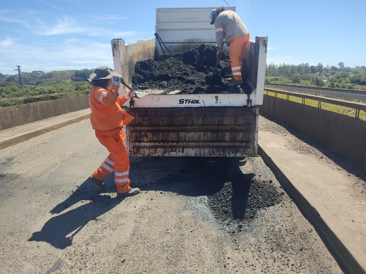 Iniciaron trabajos de reparación en el puente Paso de los Libres – Uruguayana