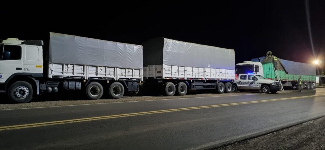 Tapebicuá: Gendarmería incautó 60 toneladas de soja con rumbo a Misiones