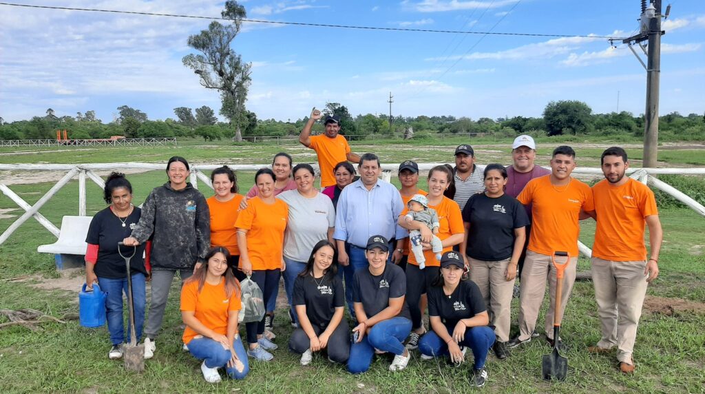 Santa Lucía: Municipio y cooperativa iniciaron programa de arborización
