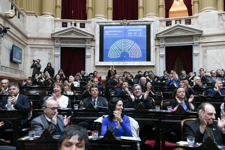 Diputados logró la insistencia de la Ley de Emergencia en Discapacidad y rechazó el veto de Milei