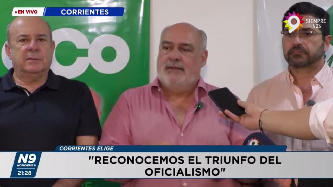ECO reconoció la victoria de Vamos Corrientes