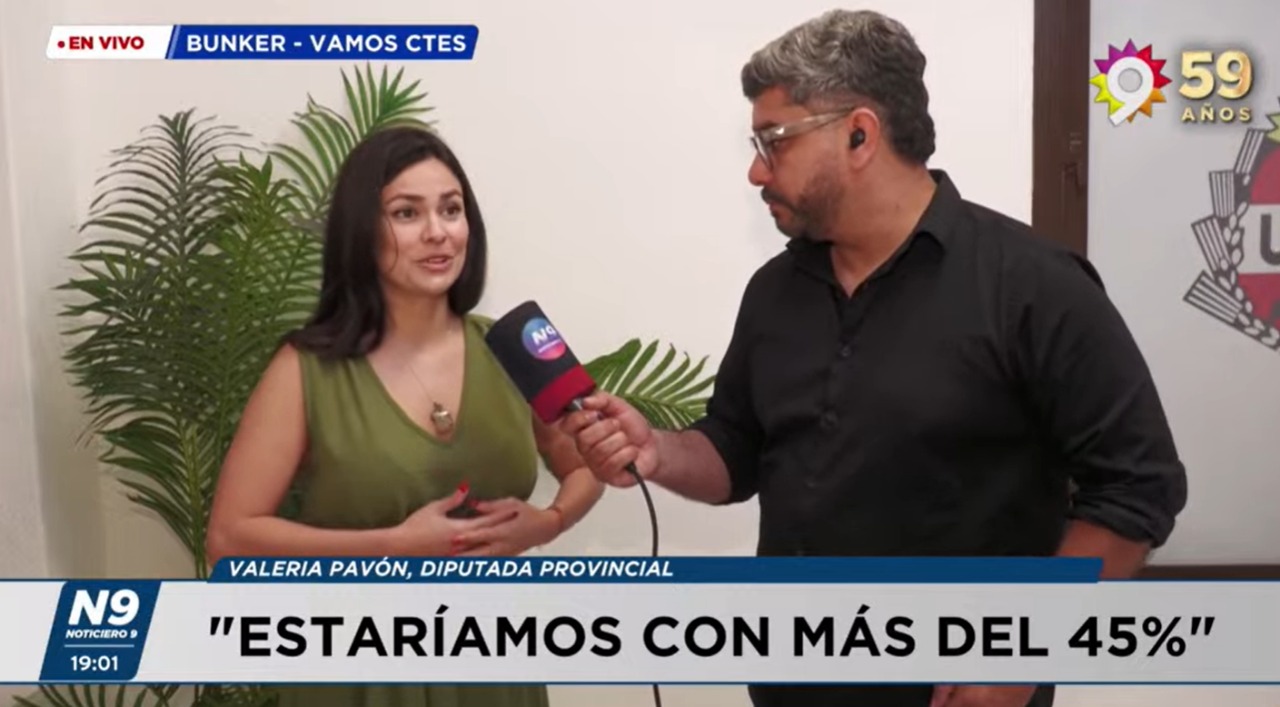 Valeria Pavón, jugada: “estamos por encima del 45%”