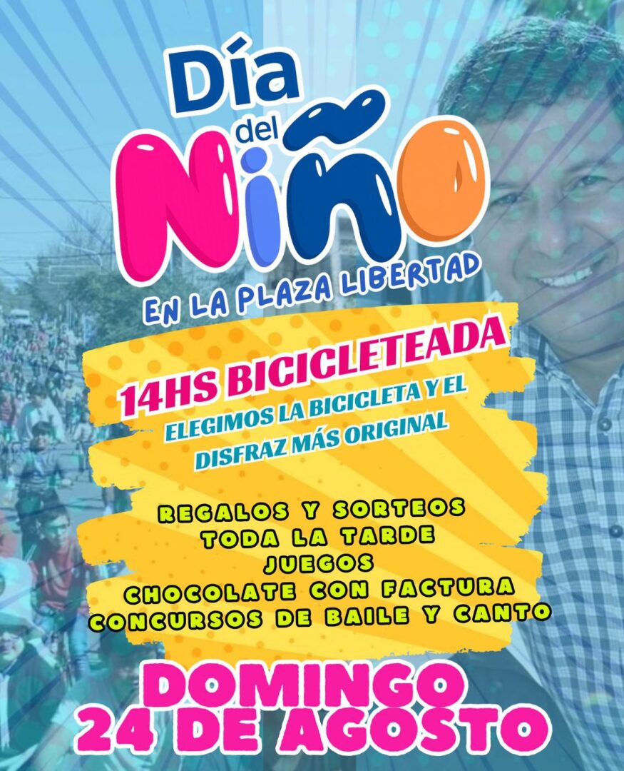 Santa Lucía festeja el Día de la Niñez el domingo 24/08
