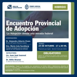 Corrientes será sede del Encuentro Provincial de Adopción
