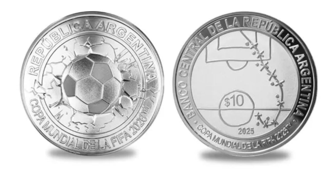 Banco Central lanza moneda conmemorativa del Mundial 2026 en homenaje a Maradona