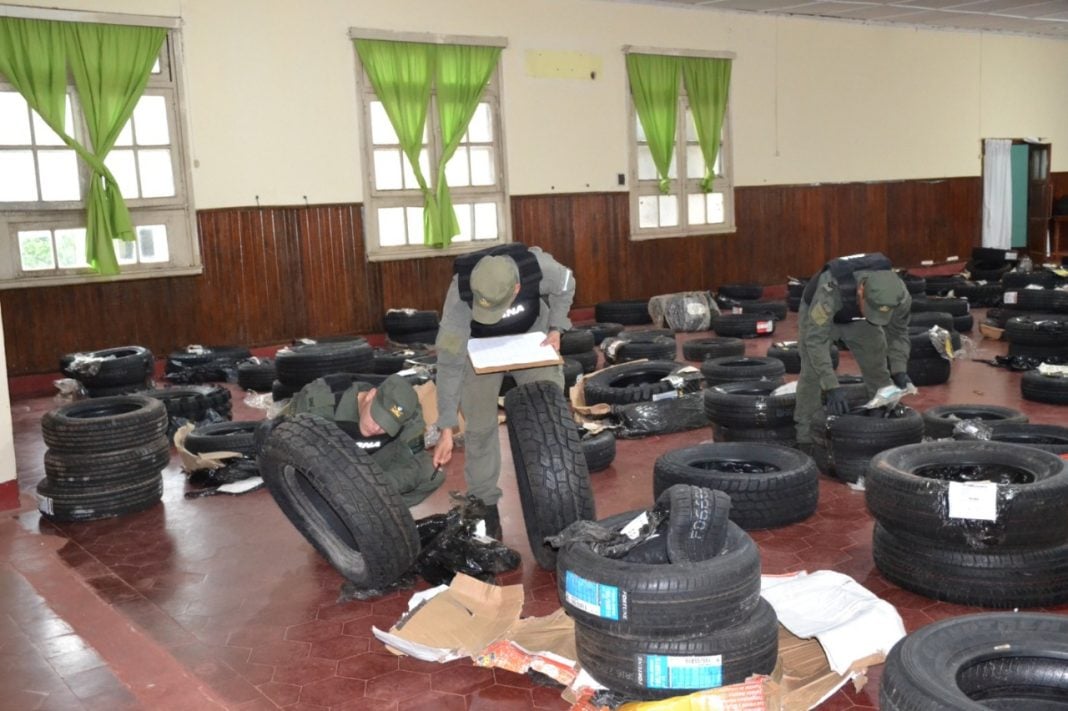 Santo Tomé: secuestraron neumáticos valuados en más de $27 millones