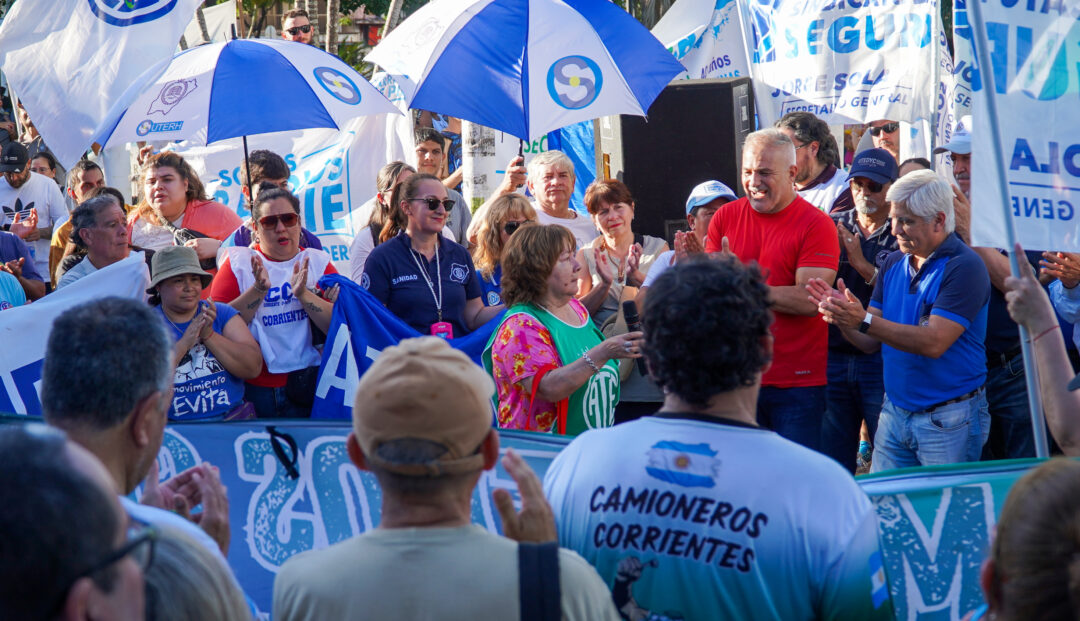 Corrientes: masiva movilización de trabajadores contra la Reforma Laboral de Milei