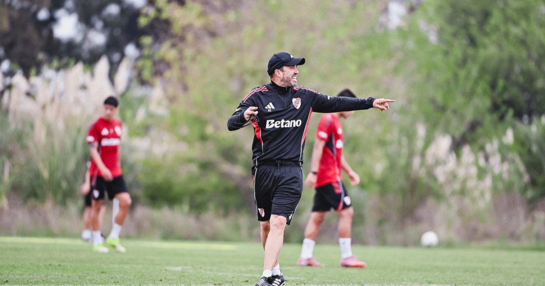 River Plate vuelve a entrenar con nuevo refuerzo Tobías Ramírez este 31 de marzo