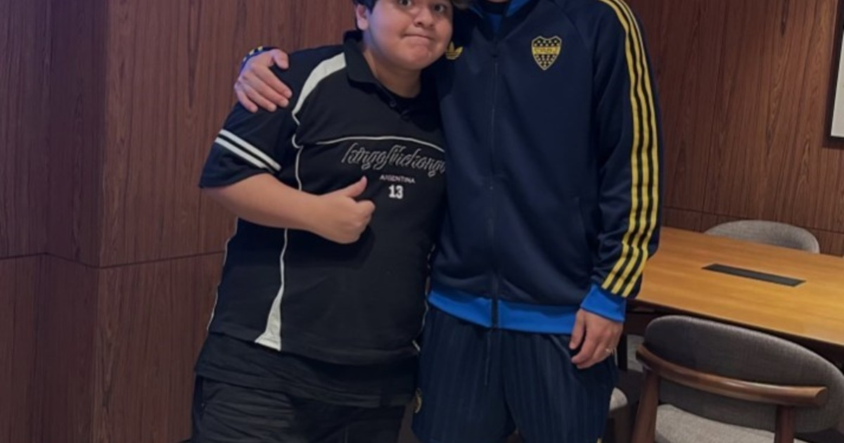 Hijo de Maradona comparte emotiva foto con Paredes tras victoria de Boca en superclásico