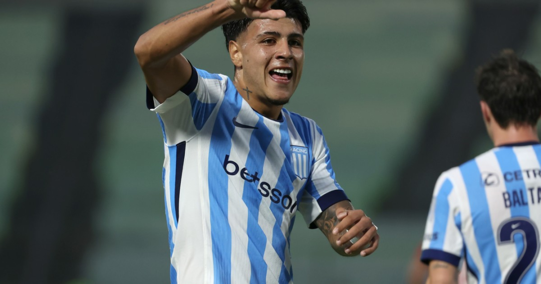 Tomás Pérez brilla en Racing con debut goleador tras lesión de Maravilla Martínez