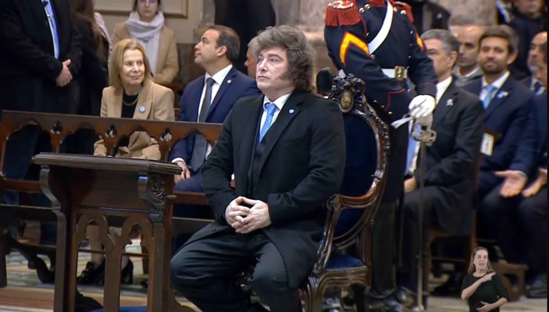 Javier Milei celebra el 25 de Mayo con Tedeum y reunión de gabinete en unidad