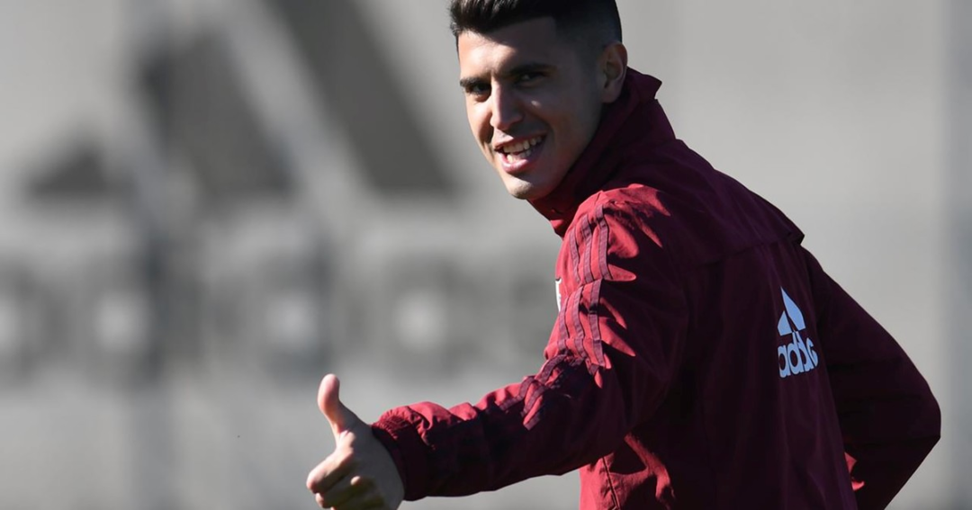 Exequiel Palacios mantiene viva la esperanza de volver a River Plate