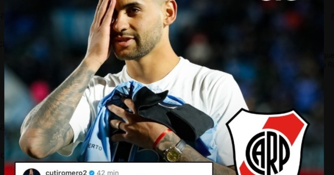 Cuti Romero confirmado en Córdoba para la final Belgrano vs River el domingo