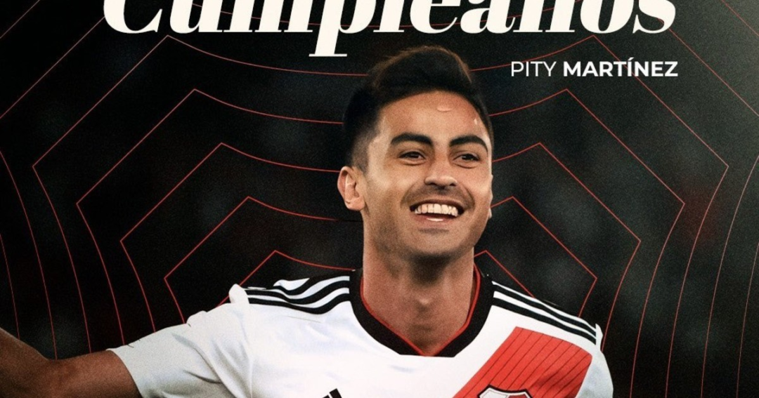 River Plate celebra el cumpleaños del Pity Martínez con un emotivo saludo en video