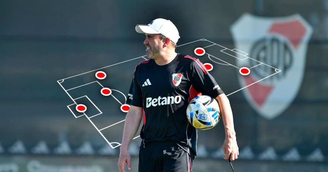 River Plate: posible formación para la Copa Argentina con nuevos refuerzos de Coudet