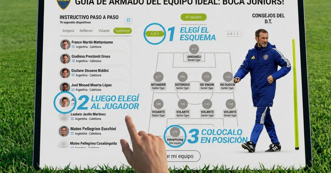 Hinchas de Boca votan su 11 ideal para enfrentar a Riestra en el partido