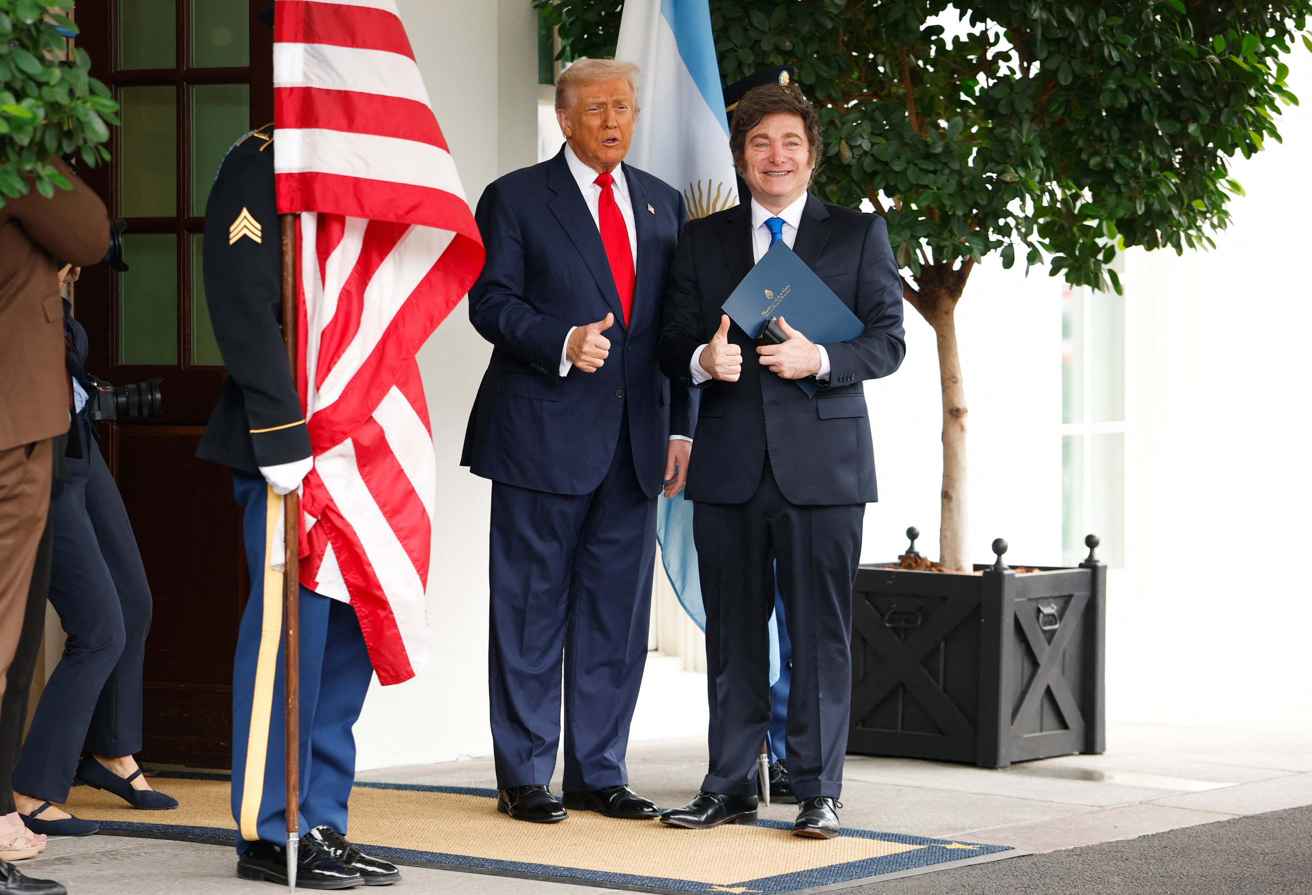 Milei reacciona a reclamo de la selección argentina sobre Malvinas en 2026