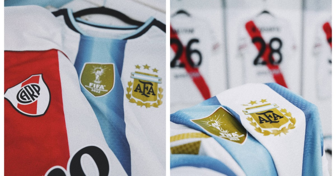 River Plate apoya a la Selección Argentina antes de la final del Mundial
