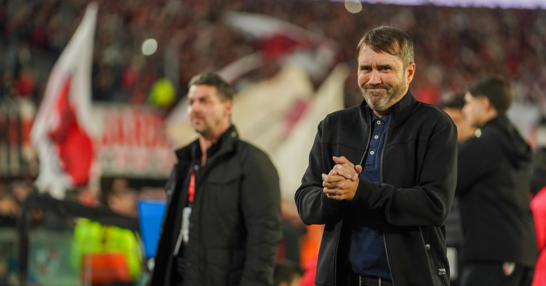 Coudet reafirma su compromiso con River tras la derrota frente a Rosario Central