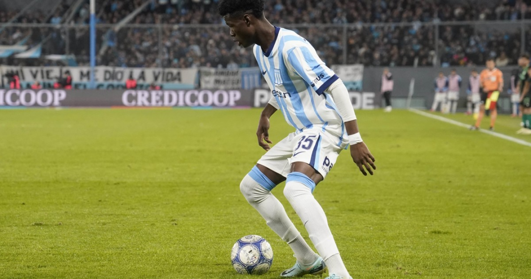 Alberto Campo, el joven ecuatoriano que brilló en su debut con Racing